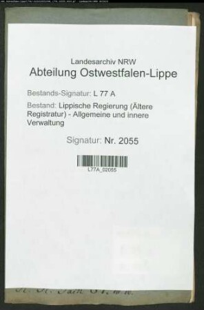 Herabsetzung der Webstuhlgeldabgabe