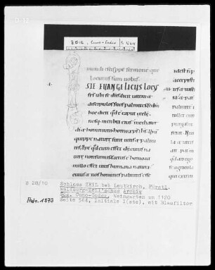 Sogenannter Cuno-Codex — Initiale I(ste), Folio 564