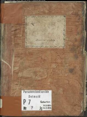 Zivilstandsregister der Mairie Südlohn (G Juli-Dezember 1812). (Gemeinde: Südlohn, Kreis Ahaus)
