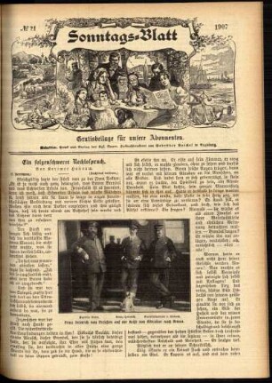 Ausgabe vom Sonntag, den 26. Mai 1907.