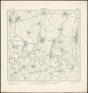 Meßtischblatt 2510 : Anröchte, 1911 : Anröchte. - Aufn. 1895, hrsg. 1897, einz. Nachtr. 1906. - 1:25000. - [Berlin]: Reichsamt für Landesaufnahme, 1906. - 1 Kt.
