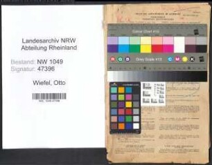 Entnazifizierung Otto Wiefel , geb. 14.04.1902 (Postbeamter)