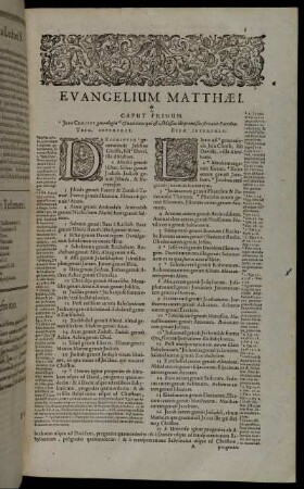 Evangelium Matthæi.
