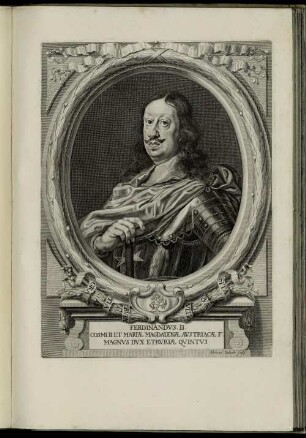 Ferdinandus. II. Cosmi. II. Et Mariæ Magdalenæ Austriacæ F: Magnus Dux Etruriæ Quintus