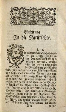 Johannen Charlotten Zieglerin Grundriß einer natürlichen Historie und eigentlichen Naturlehre für das Frauenzimmer