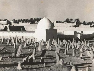 Ghadames, Libyen. Mohammedanischer (muslimischer) Friedhof