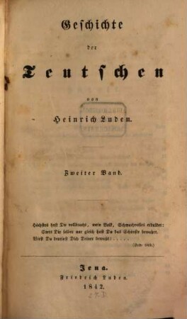 Geschichte der Teutschen, 2