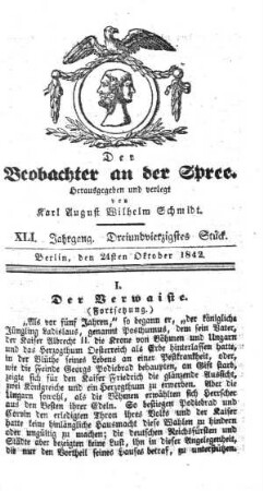 43. Stueck, 24. Oktober 1842