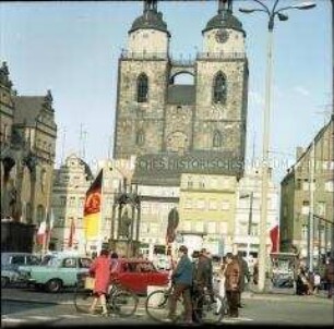 Markt und Stadtkirche in Lutherstadt Wittenberg