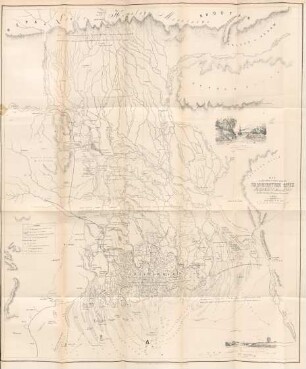 Map to illustrate a report upon the Bhauciruthee River