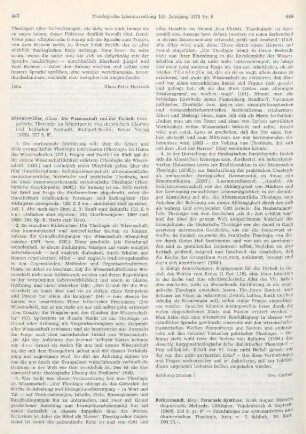 448-450 [Rezension] Rothermundt, Jörg, Personale Synthese