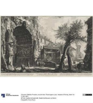 Ansicht des Titusbogens (aus: Vedute di Roma)