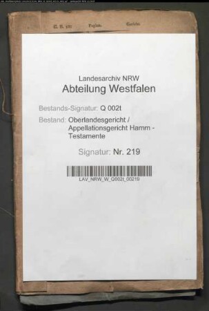 Wülfingh, Juliana Anna Maria Theodora, Hagen