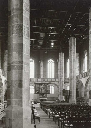 Schneeberg. St.-Wolfgangs-Kirche (1515-1540). Inneres nach Südosten