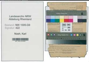 Entnazifizierung Karl Noeh , geb. 13.11.1903 (Fabrikant)