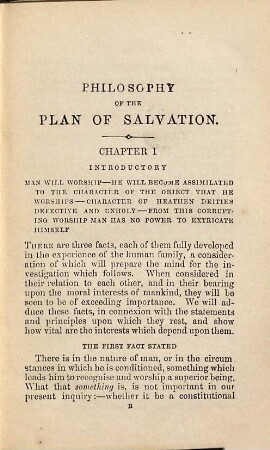 Philosophy of the plan of salvation : a book for the times