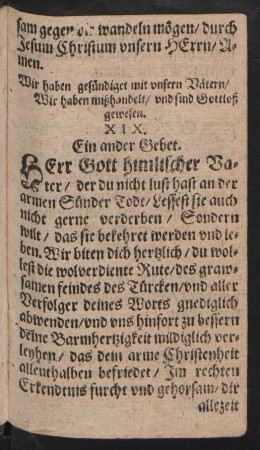 Ein ander Gebet.