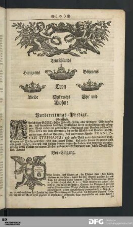 Vorbereitungs-Predigt.