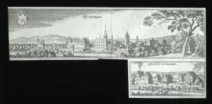 Stadtbild und Sauerbrunnen nach Merian