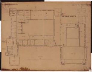 Königliches Residenzschloss Posen, Posen: Grundriss DG 1:100