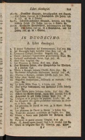 121-142, In Duodecimo.