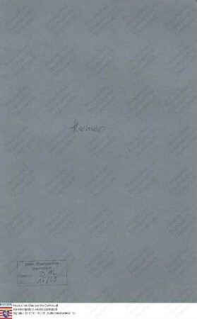 Harnier, [Henriette], Geheimrätin, Witwe des hessischen Gesandten [Heinrich v. Harnier] in München