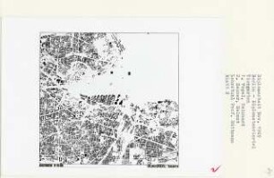 Diplomatenviertel, Berlin-Tiergarten (Diplomarbeit bei Werner Düttmann): Baustruktur, Lageplan 1:10000