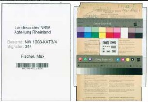 Entnazifizierung Max Fischer , geb. 04.09.1891 (Kaufm.Angestellter)