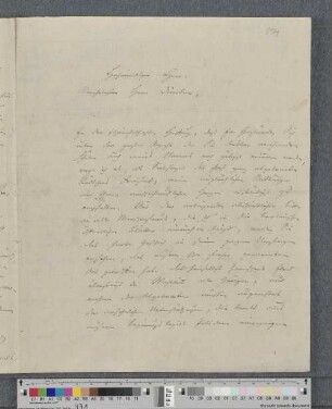 Brief an Johann Gottfried Gurlitt