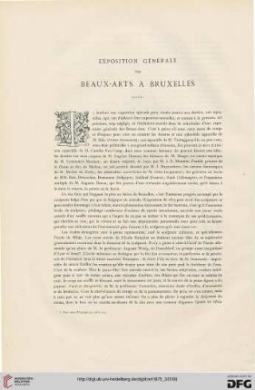 1: Exposition générale des Beaux-Arts à Bruxelles, [4]