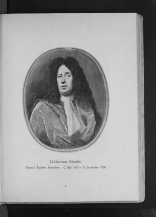 Senator Joachim Boetefeur. (2. Mai 1652 - 24. September1728)