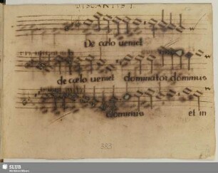 Anonymus: De caelo veniet dominator Dominus