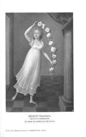 Friederike Unzelmann. Ende des 18. Jahrhunderts