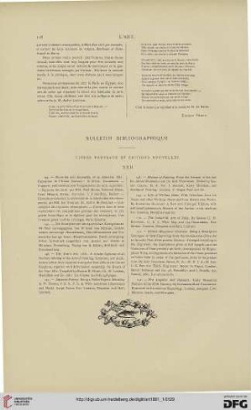 Bulletin bibliographique: livres nouveaux et éditions nouvelles