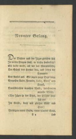 Neunter Gesang.