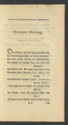 Neunter Gesang.