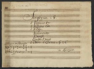 Sinfonien; orch; G-Dur; M A 4