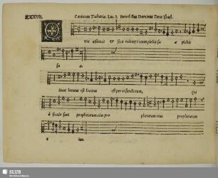 XXXVII. Anonymus: Benedictus Dominus Deus Israel