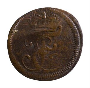 Münze, Heller, 1736