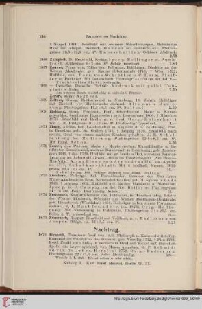 Nachtrag (Nr. 1876 - 1901)