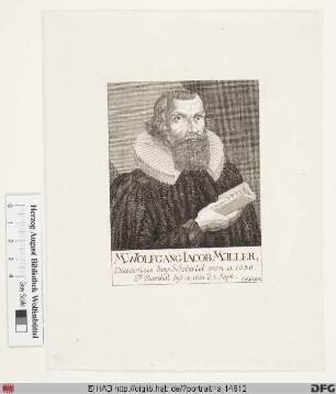 Bildnis Wolfgang Jacob Müller