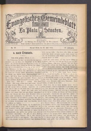 N°. 30. 21. Juli 1915