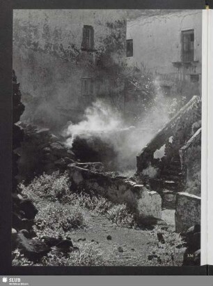 Stromboli. Verlassene Häuser