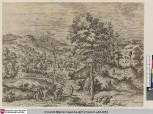 [Landschaft mit dem barmherzigen Samariter; The good Samaritan]