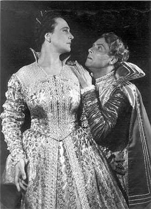 Antonia Dietrich und Heinz Klingenberg in "Katharina die Große". Dresden: Schauspielhaus