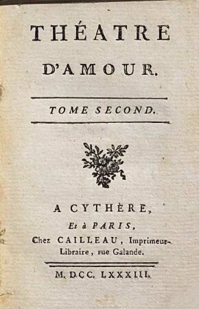 Théâtre D'Amour, 2