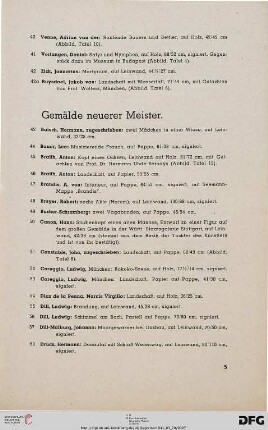 Gemälde Neuerer Meister (Nr. 43-125)
