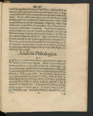 Analysis Philologica.
