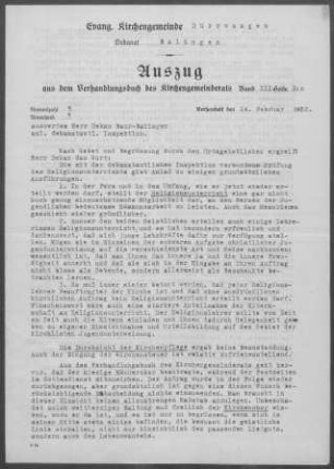 Dürrwangen-Stockenhausen: Inspektion 1952