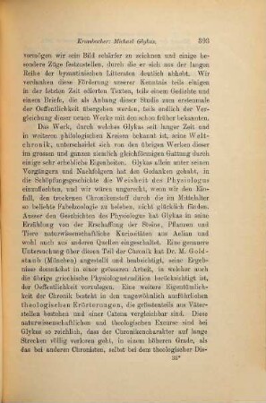 Michael Glykas : eine Skizze seiner Biographie und seiner litterarischen Thätigkeit nebst einem unedierten Gedichte und Briefe desselben